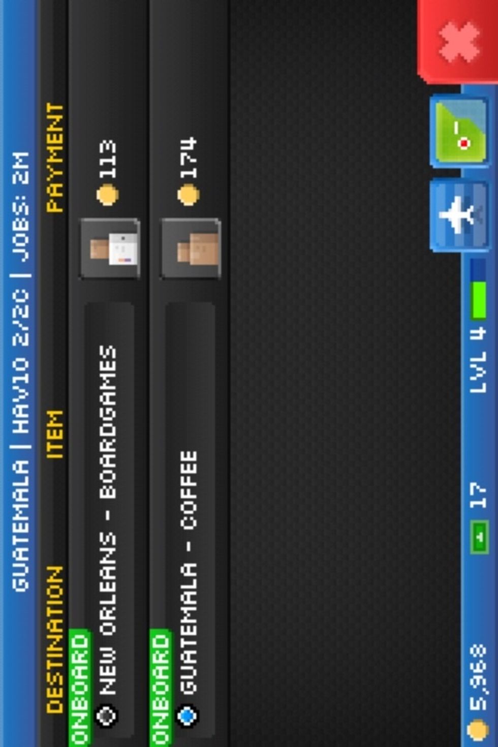 Here's what's onboard the plane.