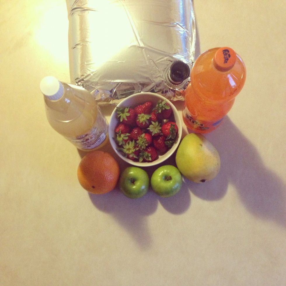 Here's what you'll need to make the sangria