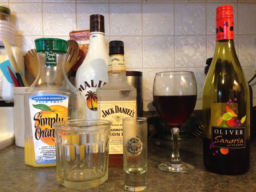 Here's what you will need... We start all of our recipes with a glass of wine. With this recipe we suggest pairing it with one of our other food snap guides as well.