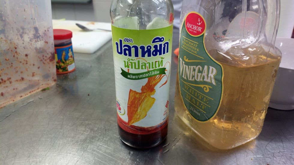 Here's where it gets stinky. I recommend you use a high quality Korean fish sauce but if you can't find it in your Asian supermarket any Vietnamese fish sauce will do for now.