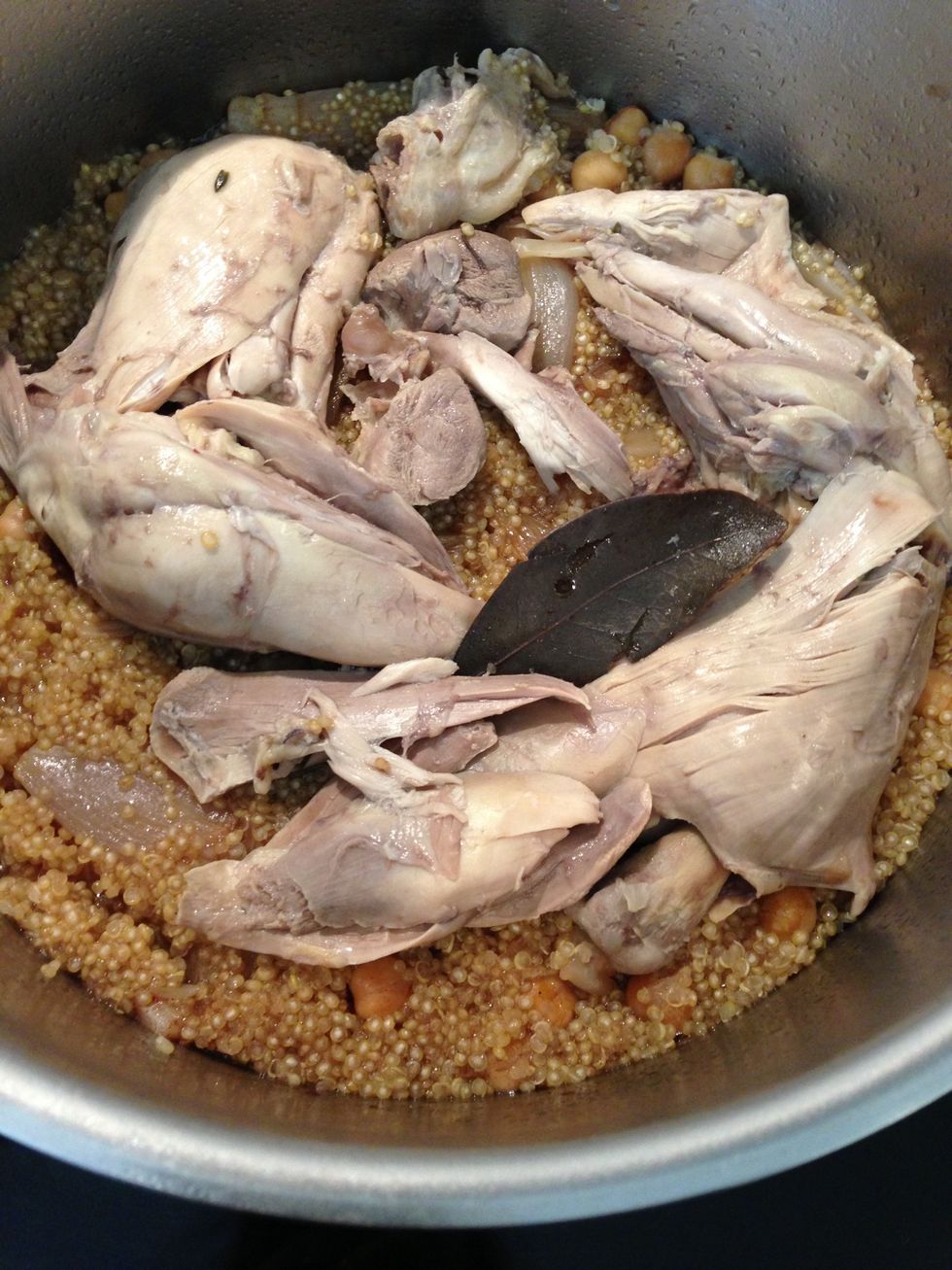 Here the whole thing is ready to serve