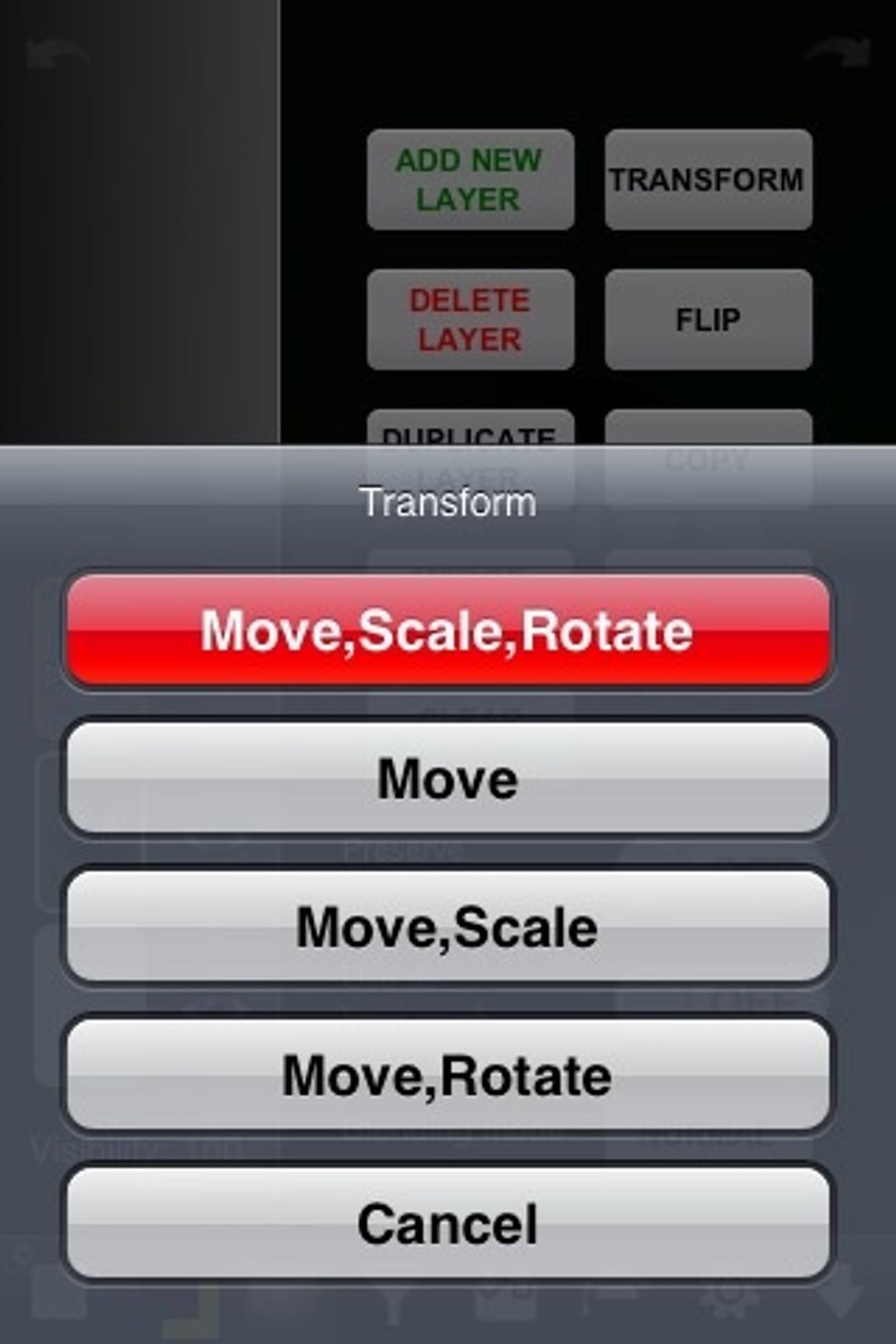 Here you can move, scale and rotate the text to where you want it on the image. I usually just use the red button that allows you to do them all at once.