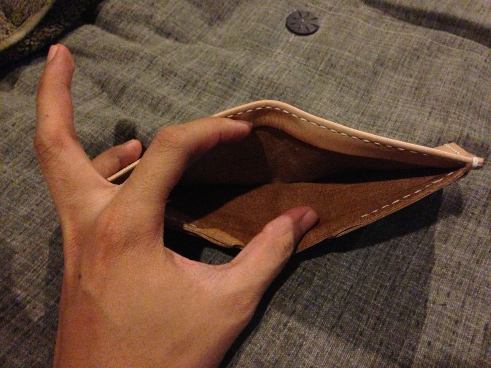 Here you can see the wallet is empty