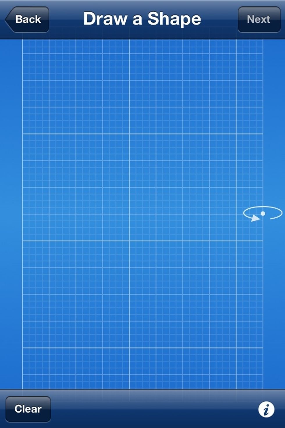 Here you draw your sculpture. Basically you draw an outline of half the shape you want. Keep reading, this will become clear in a moment.
