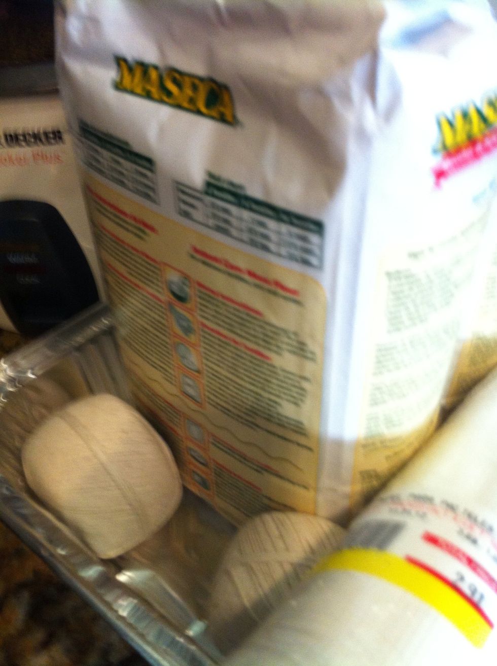 heres the base... MASA... corn flour