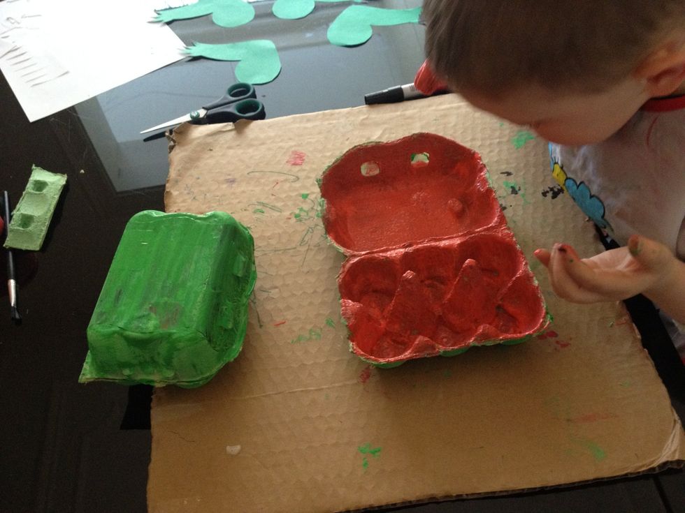 Het resultaat na het verven!