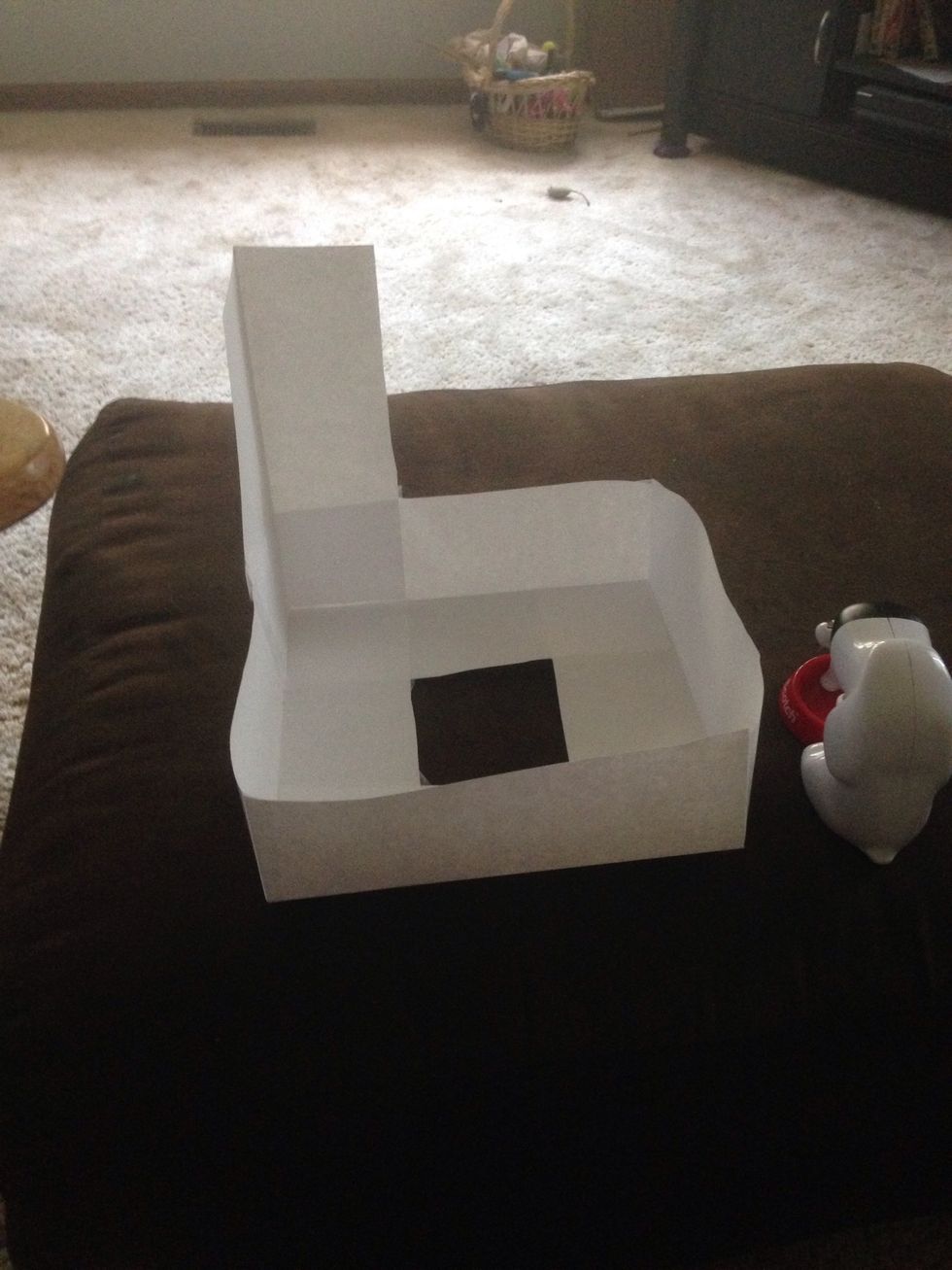 Hey 4 more pieces of paper do what I did and tape (repeat 4times)