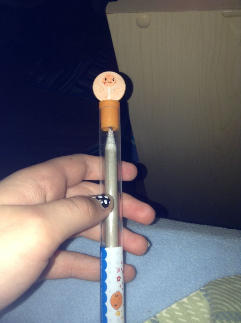 Hi guys, today I'm going to teach you how to draw a rose. With my new orange lollipop scented pencil!!!!