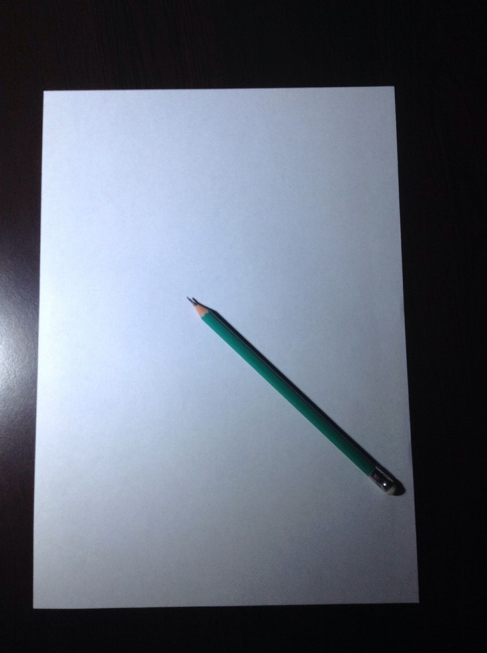 Hi!Now we learn how to Draw an Anime Face.Let's start. First we get our needs - paper and pen.