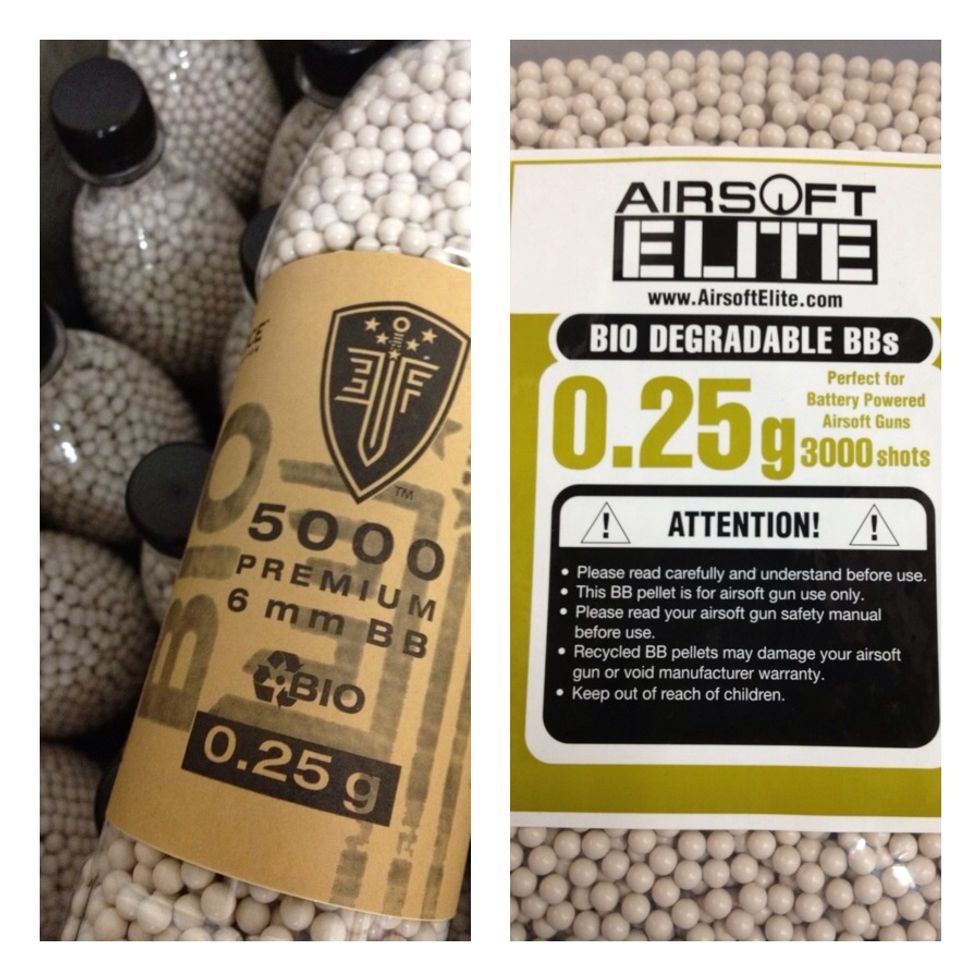 High quality BIO BBs are what you need to have fun on the field. Be sure that you have plenty of ammo for multiple days of gameplay.