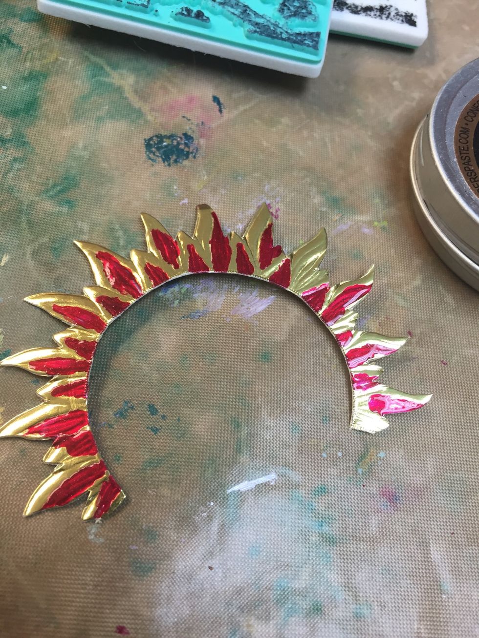 Highlight the Rays with paint