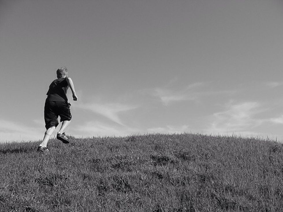 Hill Climbs. Get a stopwatch or timer. Find a hill, incline or long flight of stairs. Run up as fast as possible for 1 minute. Jog down slowly Repeat x 8 then stretch.