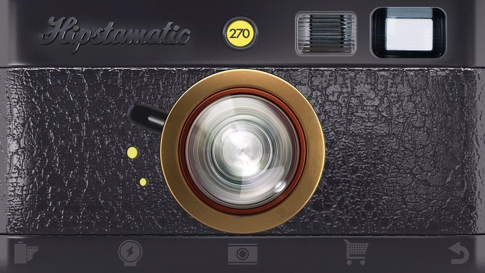 Hipstamatic is an app that feels like an analog camera. It comes with interchangeable lens, film and flashes that give you different effects. You can choose to shoot in low, medium or high quality.