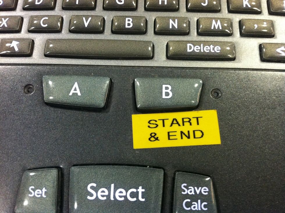 Hit Start/End to begin.
