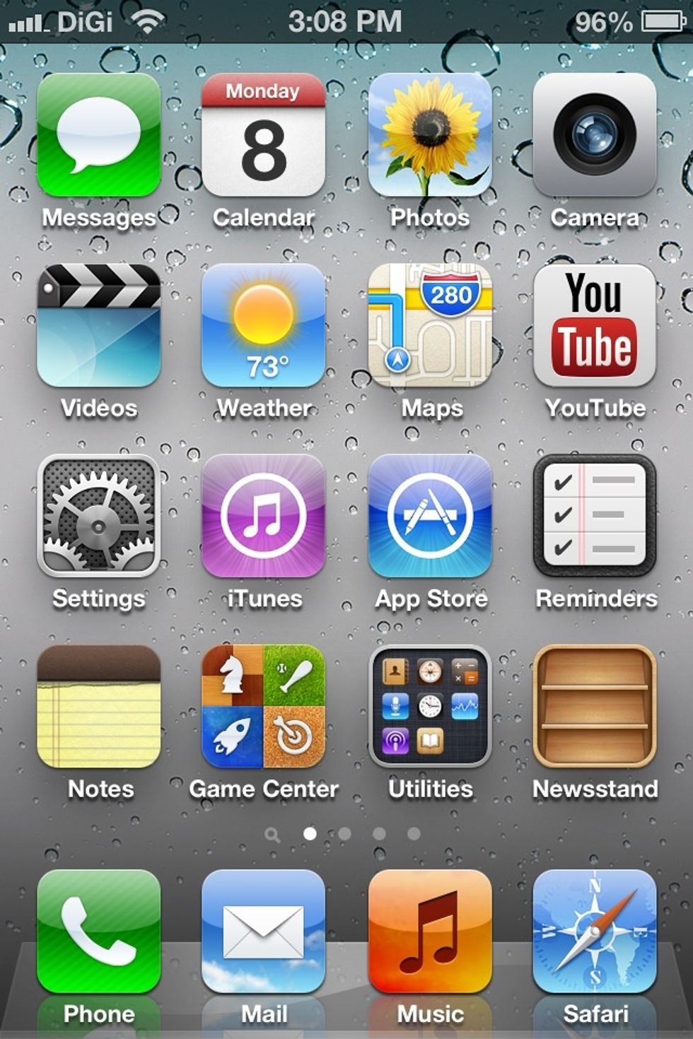 Hit The Settings On Your Home Screen