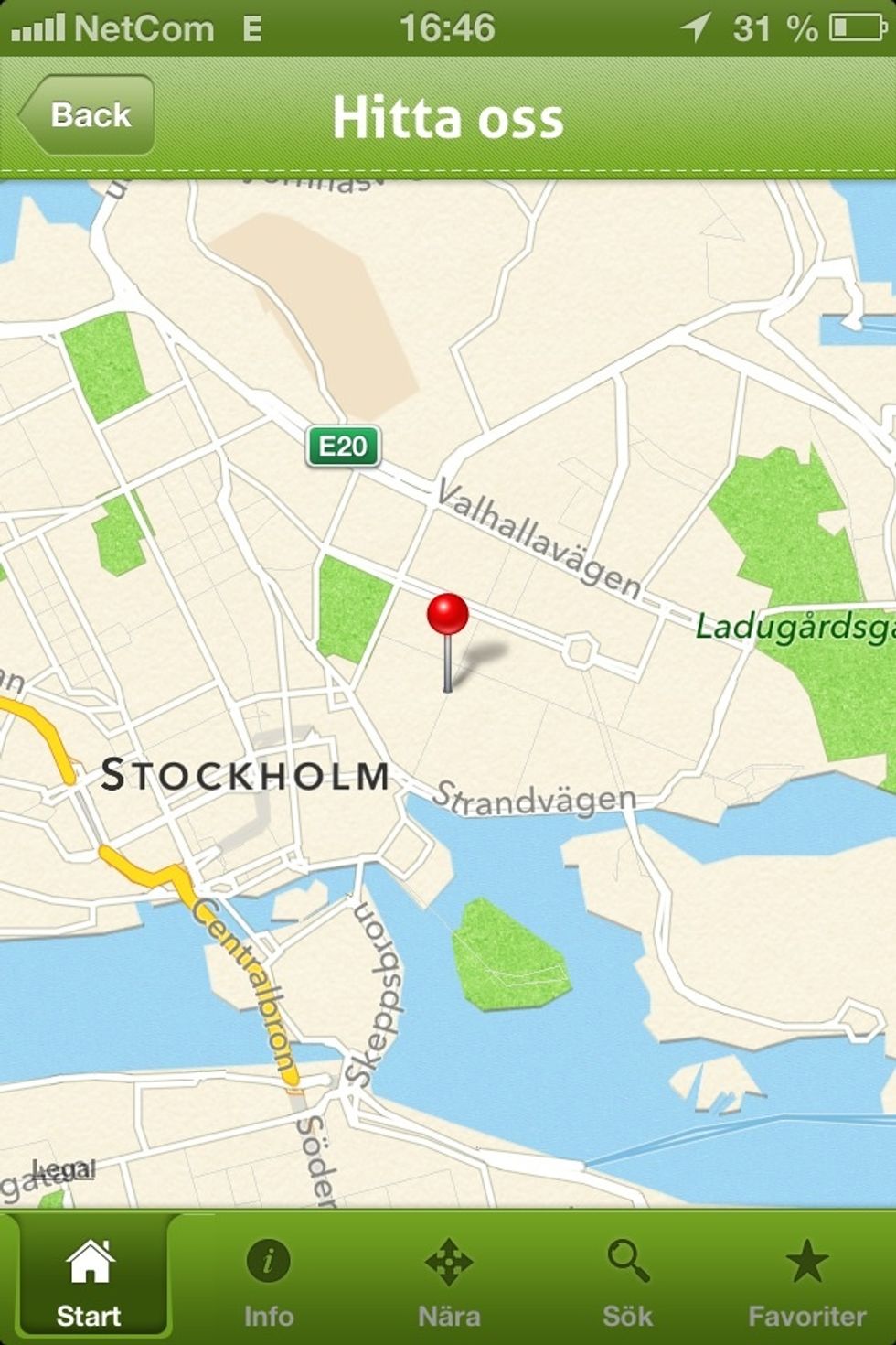 Hitta l\u00e4tt till restaurangen p\u00e5 Hitta oss med GPS-karta.