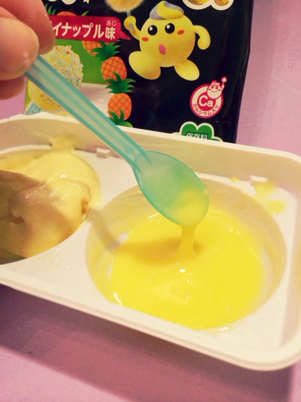 Hmmm tastes kind of like banana