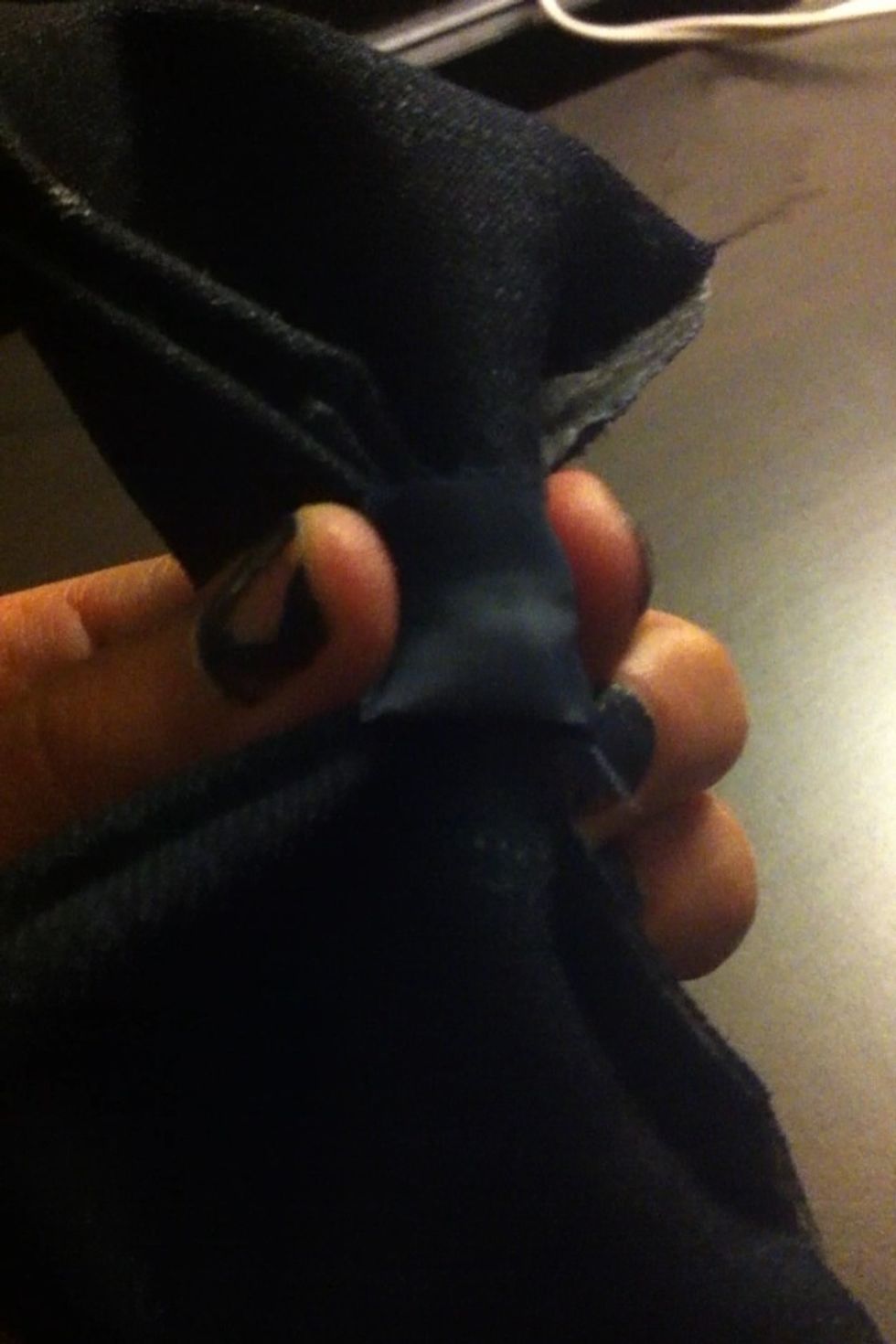 Hold in place till it dries