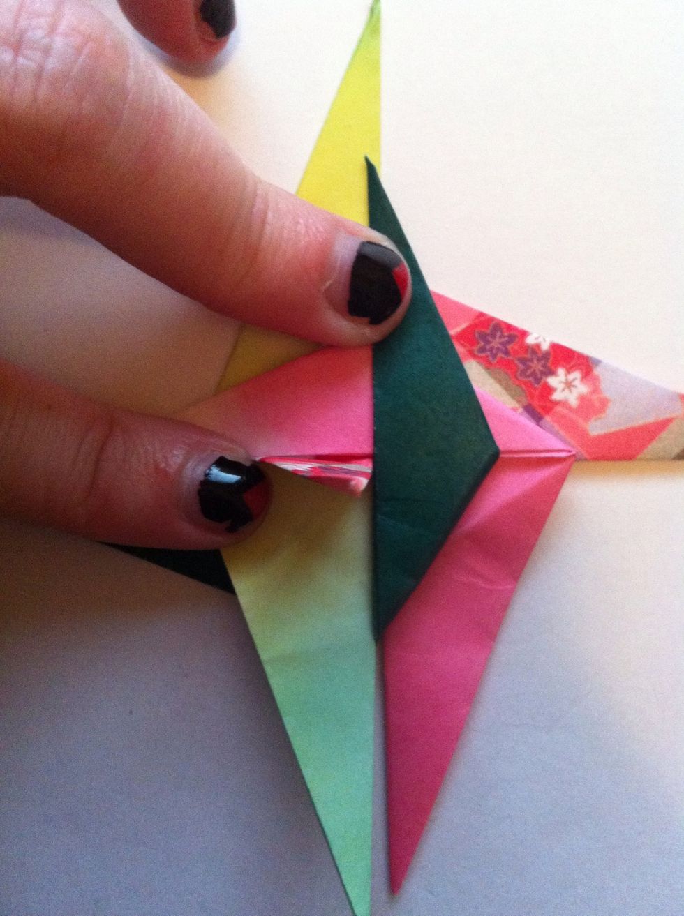 Hold patterned one straight up &...