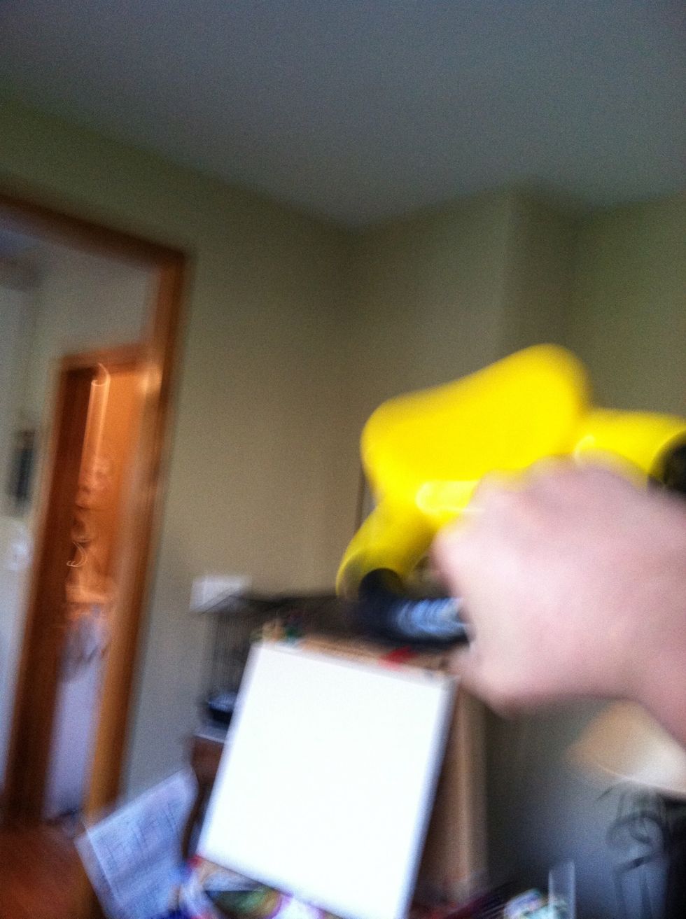 Hold the bell outwards for as long as you can.