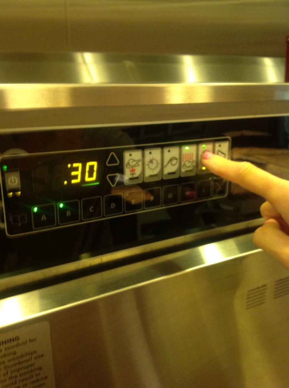 Hold the smoke button for 5 seconds to enter cold smoke mode