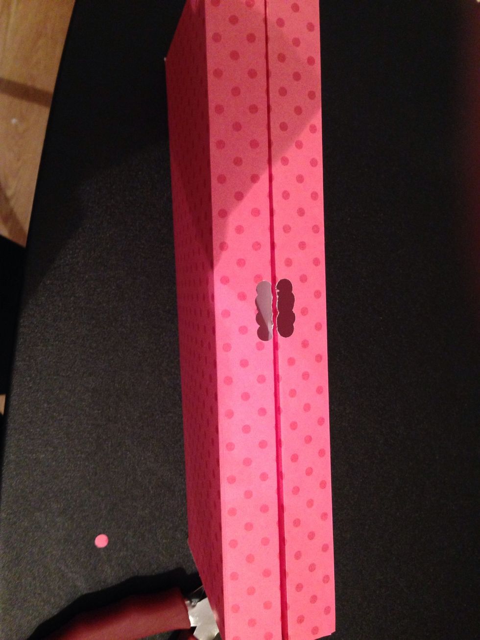 Hole punch an area to make it easier to open