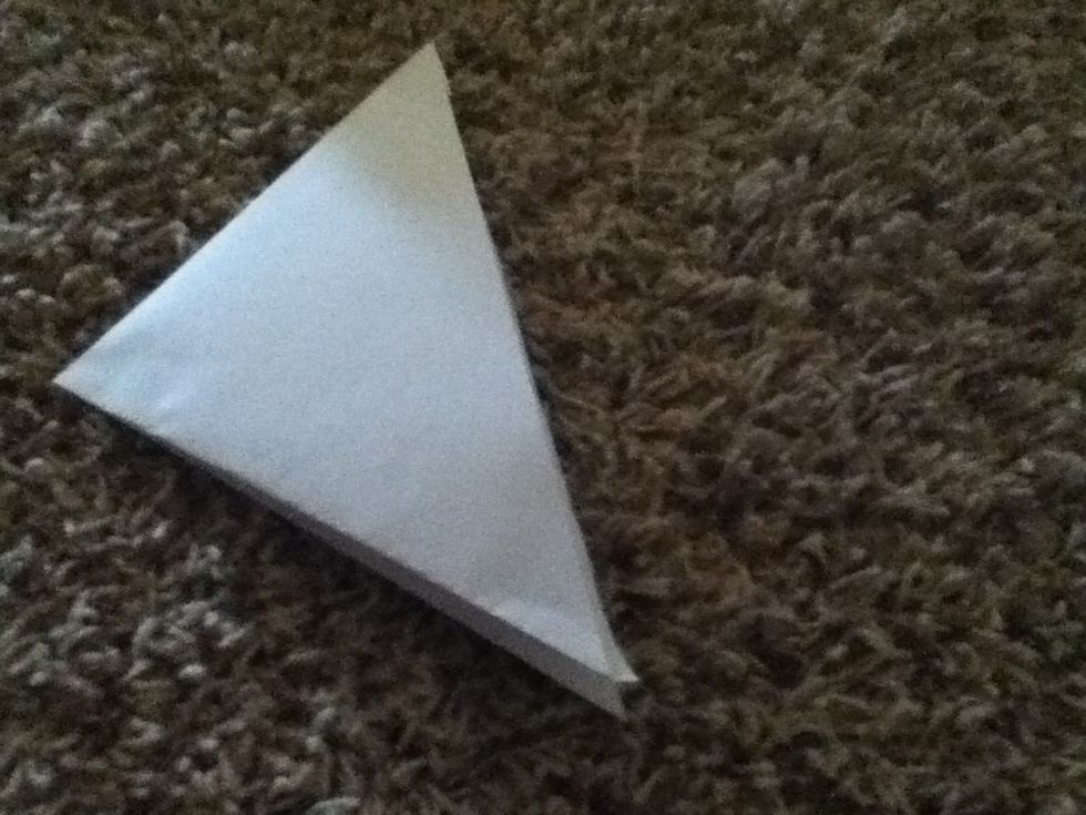 Hole the paper with the flap closest to you. This step is very important