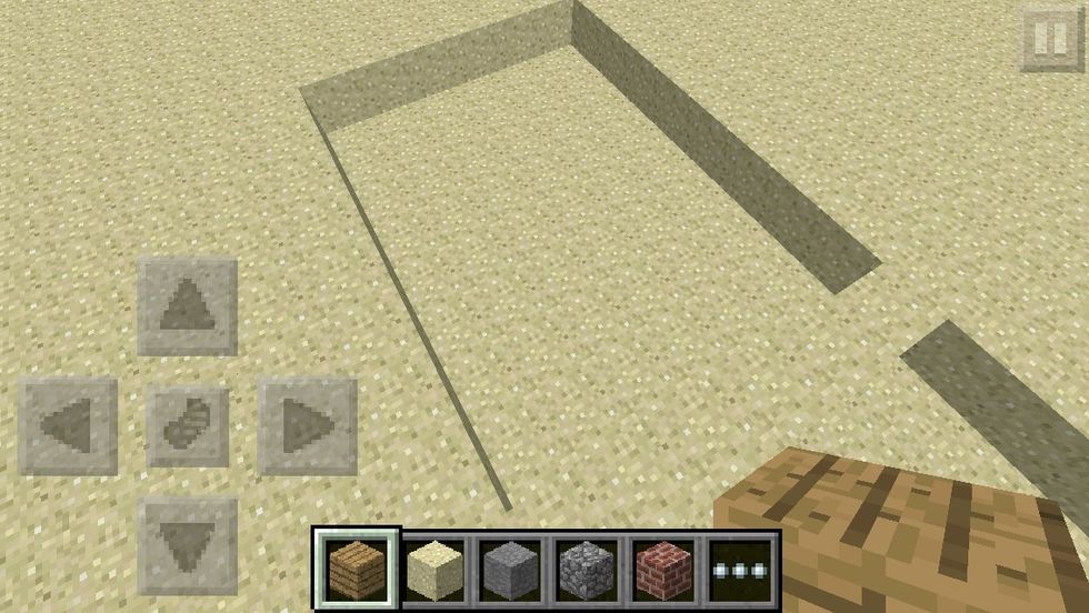 Hollow out an area as big as you want