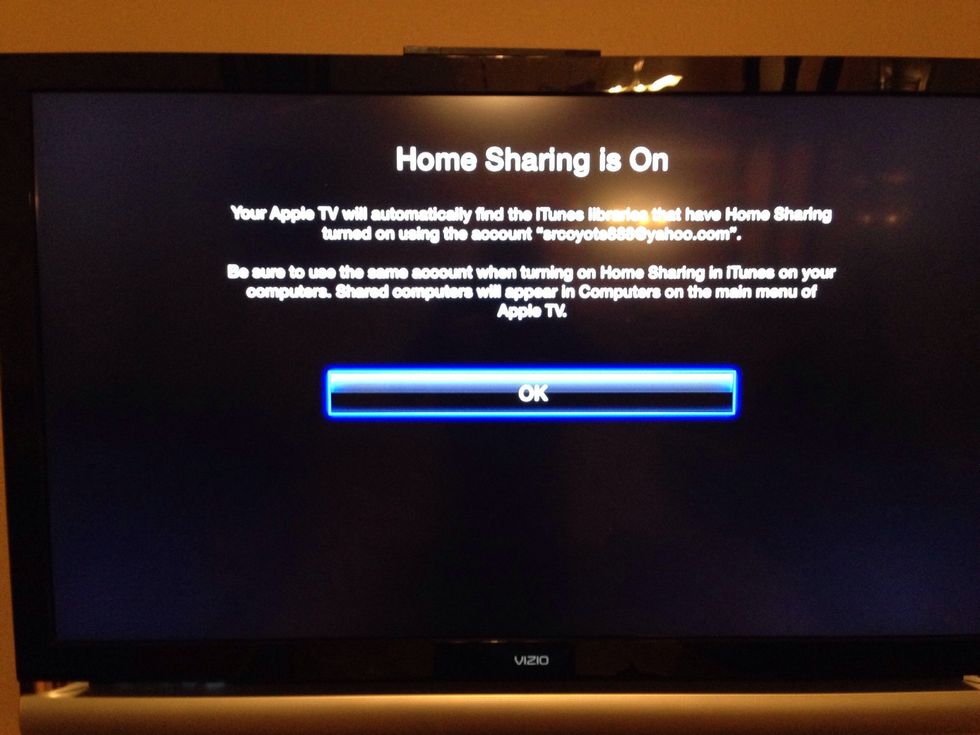 Home sharing is now on