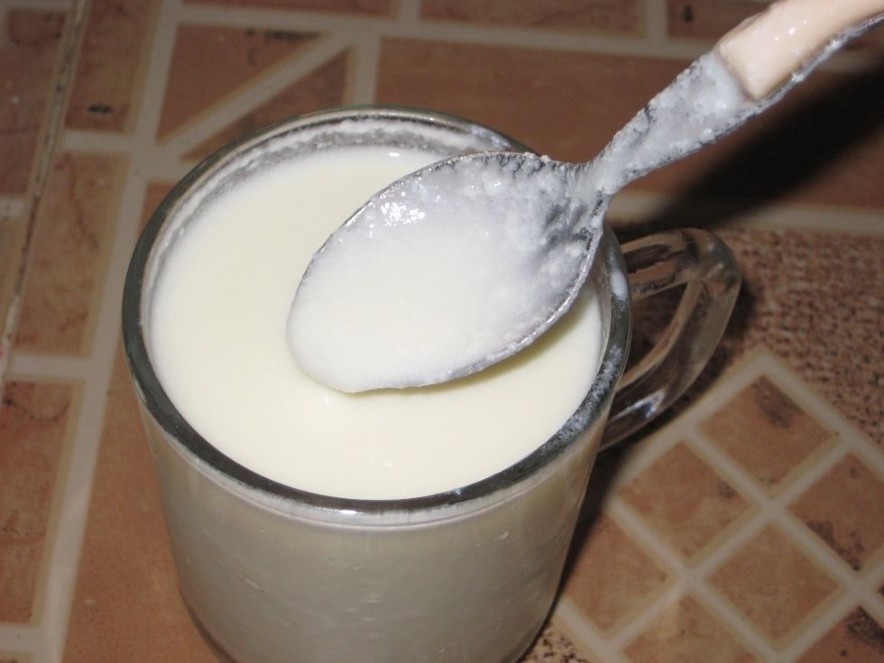 Homemade buttermilk. Check separate guide.