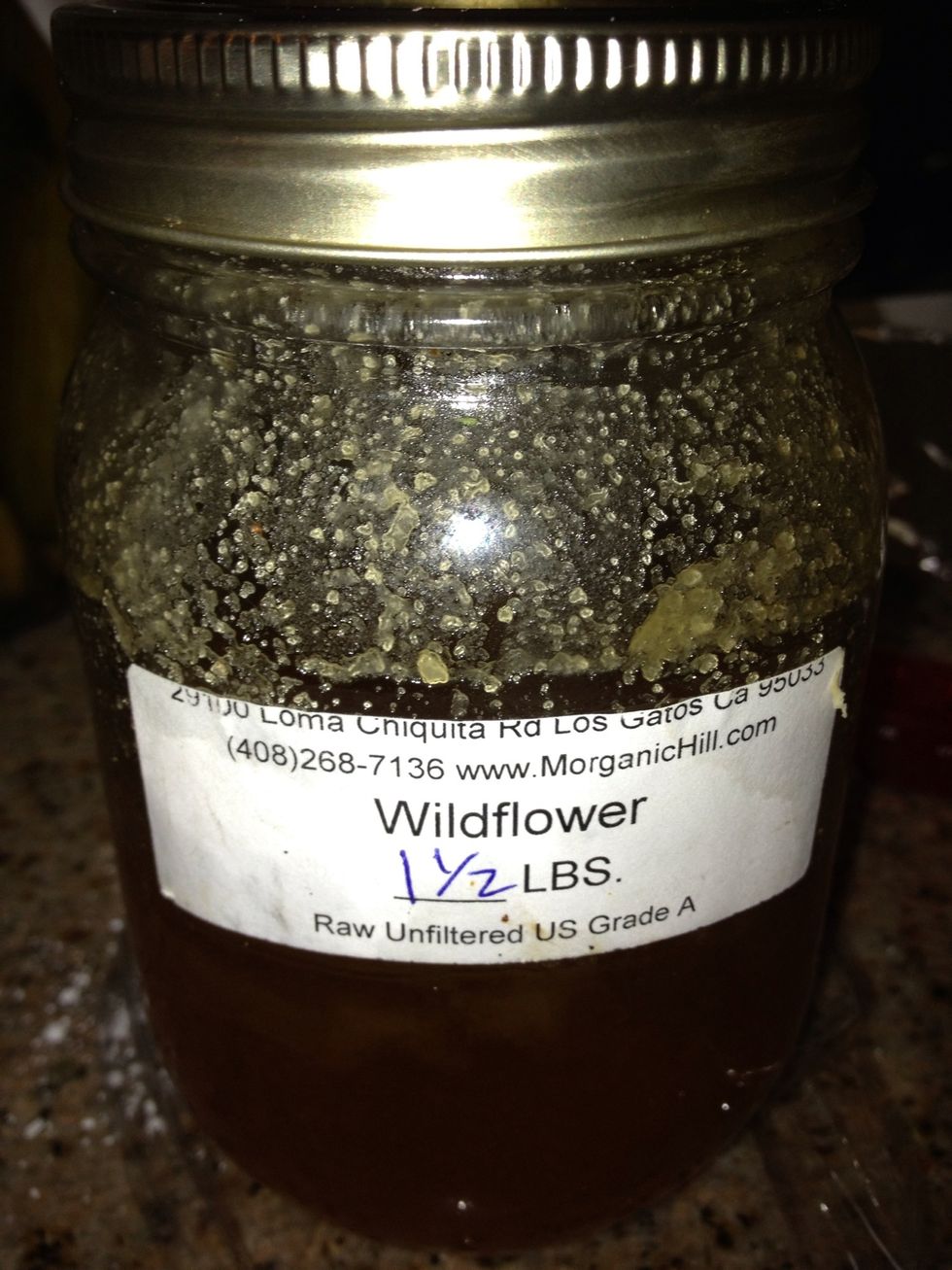 Honey- sweet bee vomit