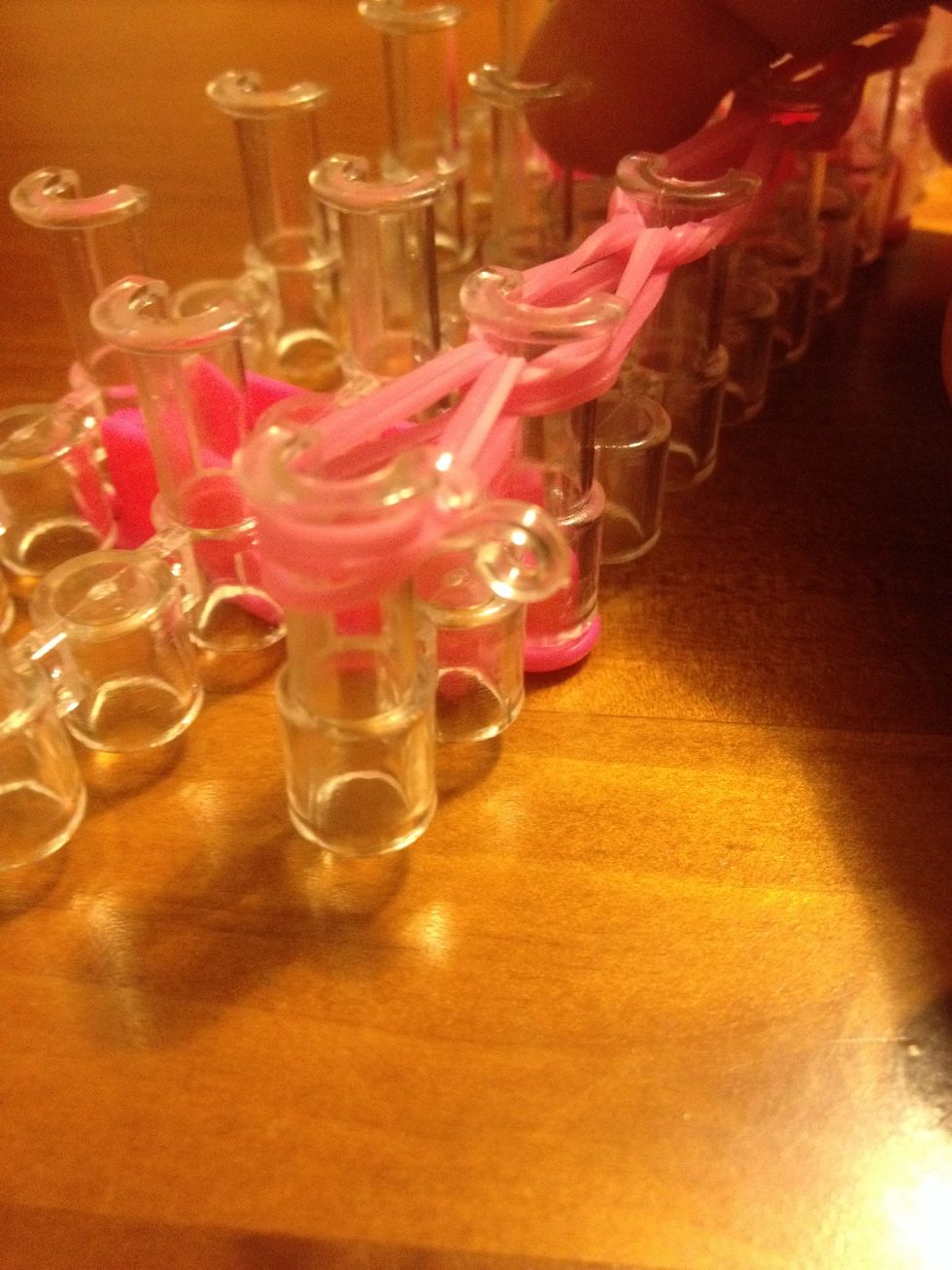 Hook the bands and clip together