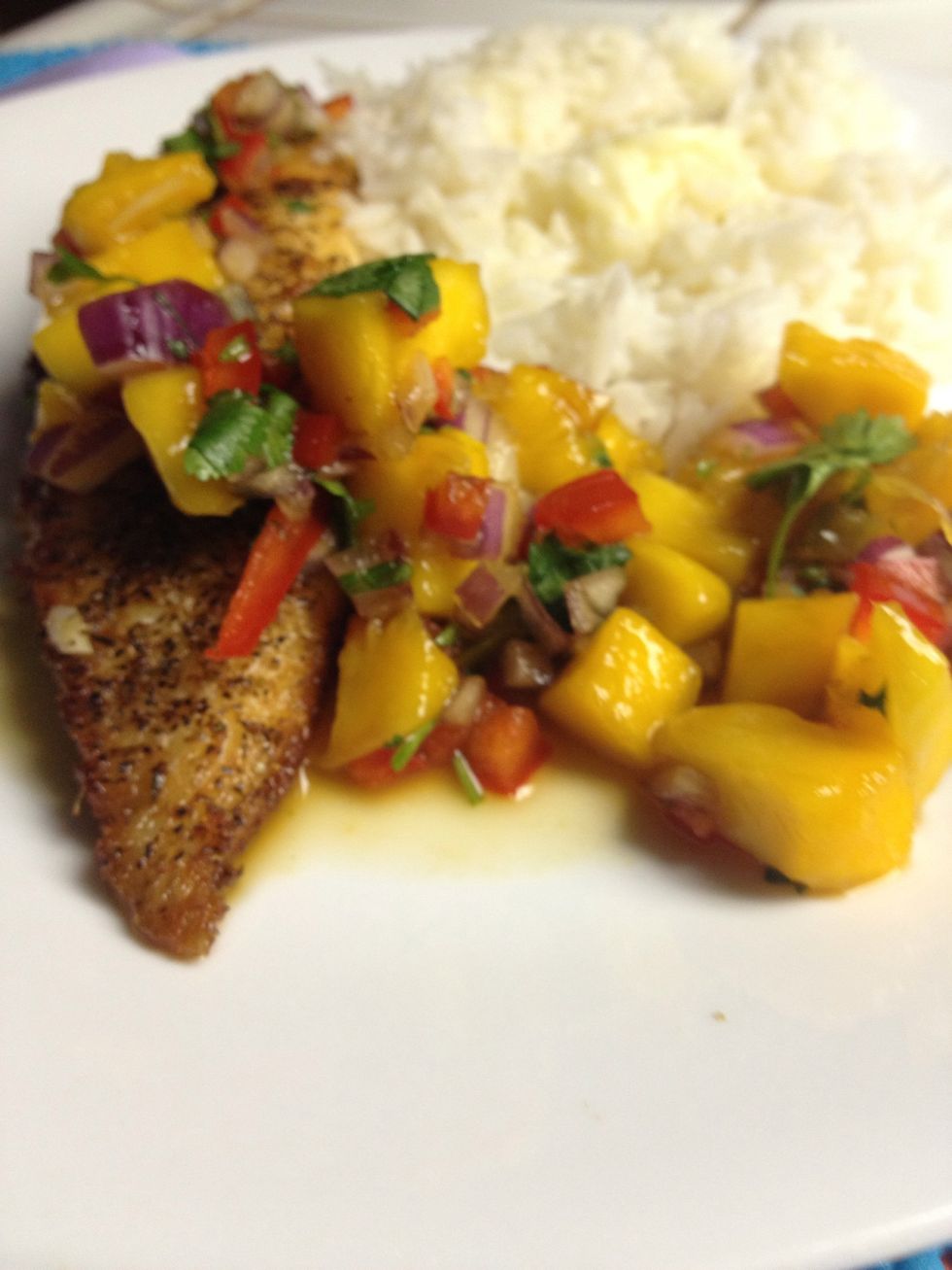 Hope you will enjoy! This is a summer favorite of ours when grilling with it's bright flavors and colorful presentation.  ~Thank you for following my guides!