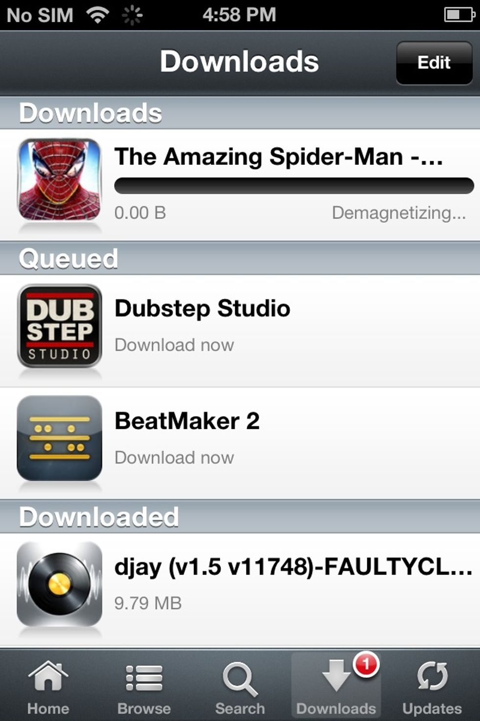 Hopefully it will be in your downloads section right away and starts within 3-5 minutes.