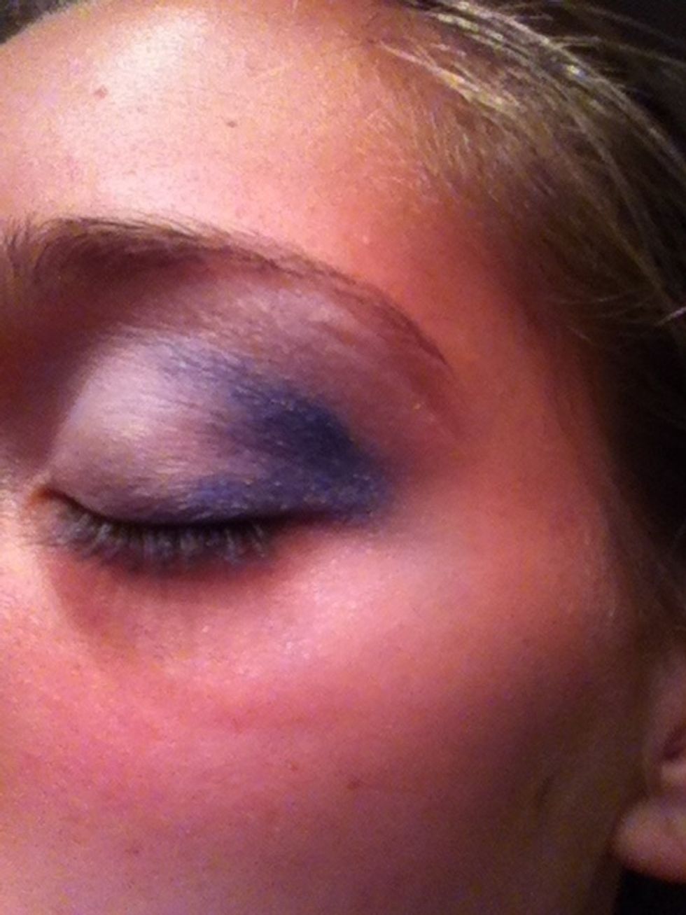 Hopefully you can see a lil bit of the sparkle. If not its okay we will put more on with the next step.