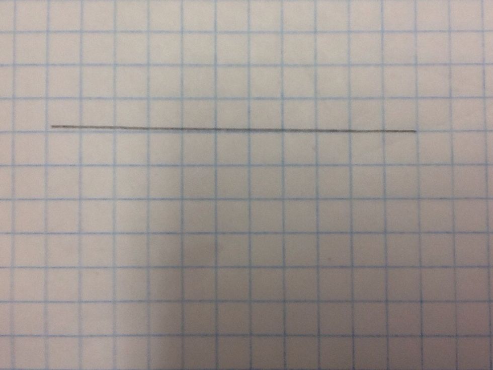 Horizontal means flat from left to right Eg. A rug