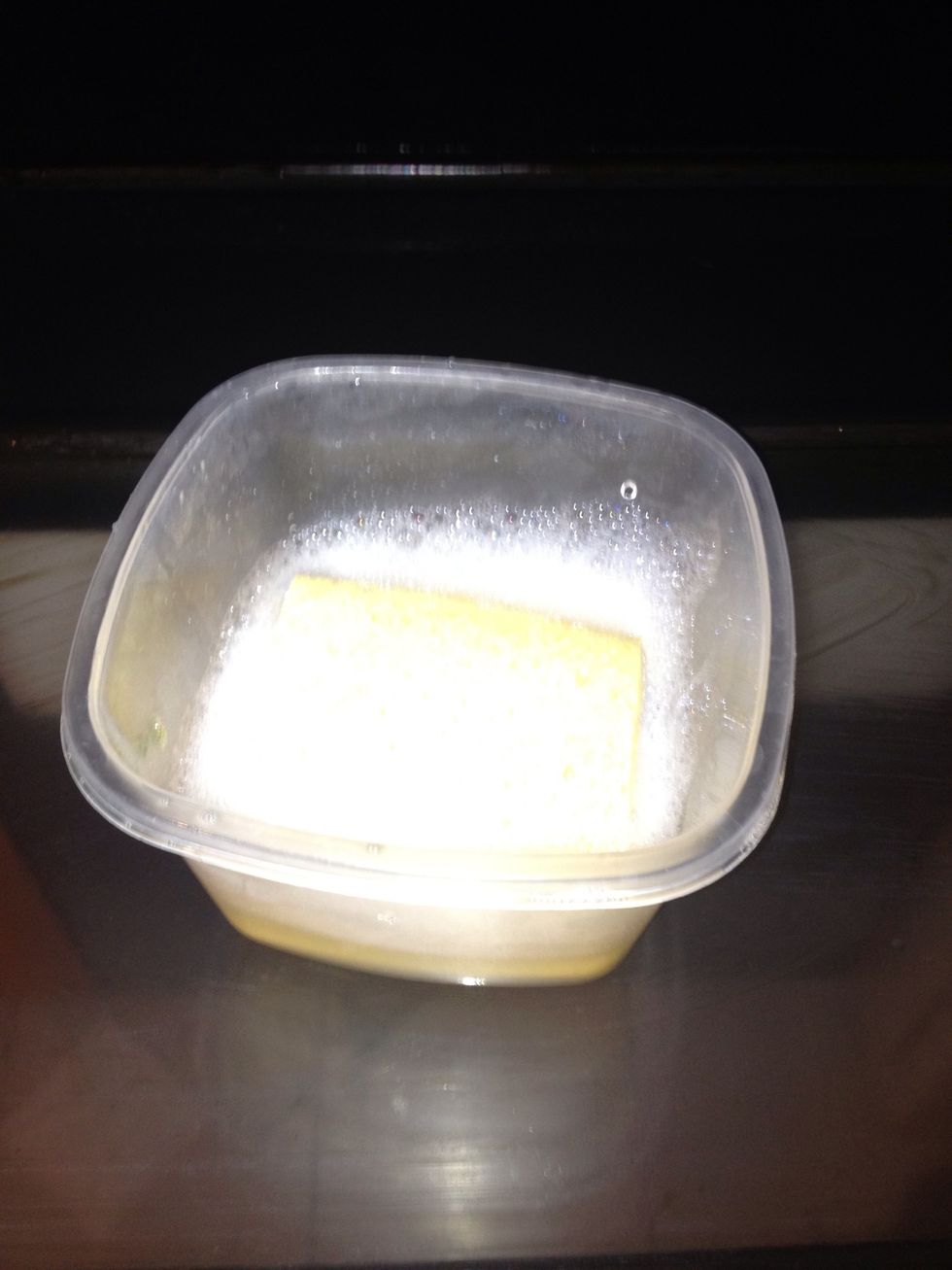 Hot soapy water
