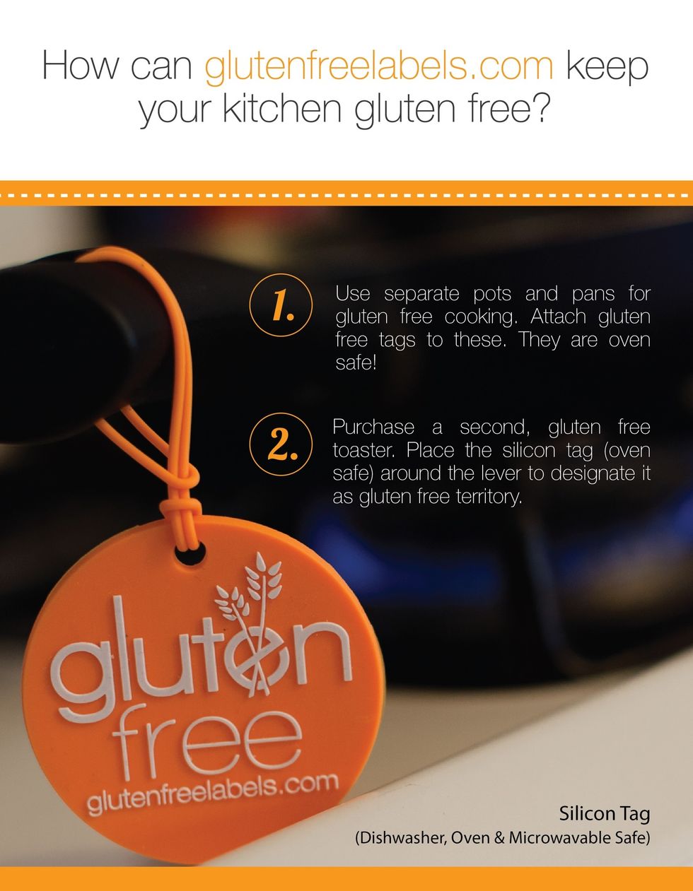 How can glutenfreelabels.com keep your kitchen gluten free?