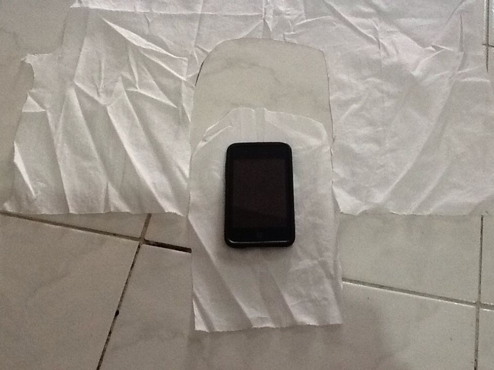 How it should look after cutting out