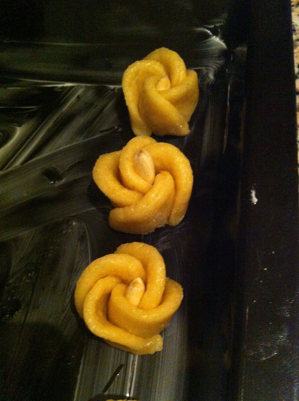 How it will look before oven cooking \ud83c\udf39