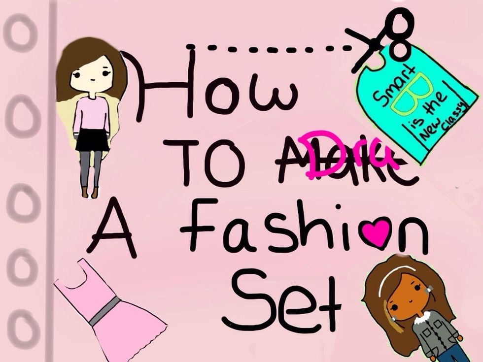 How to draw a fashion set