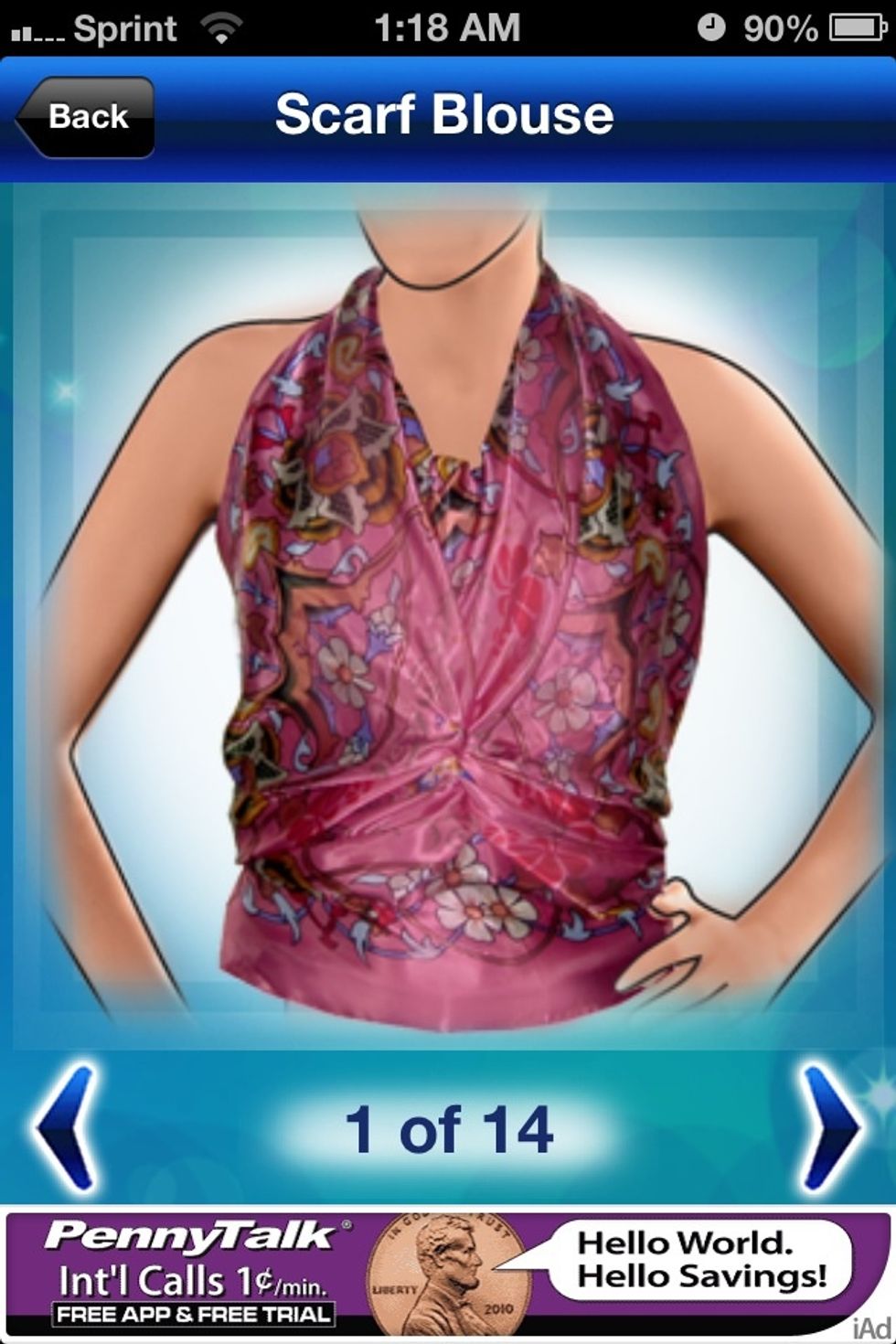 How to make a scarf blouse