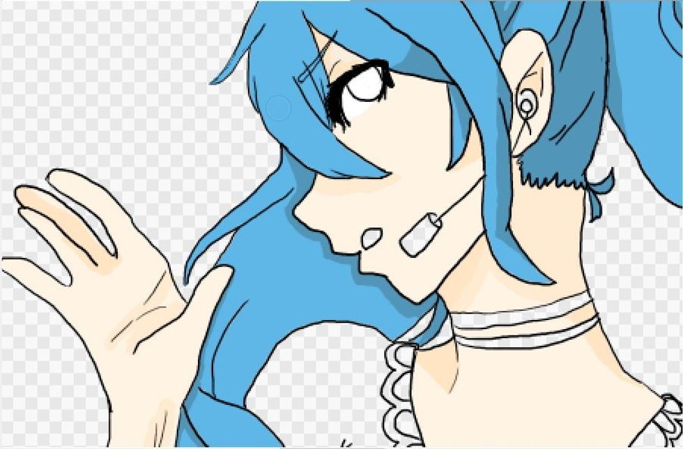 However, after everything I've said there is still much more to take note of. For example, as you can tell, I've left certain parts of her skin to be much darker.