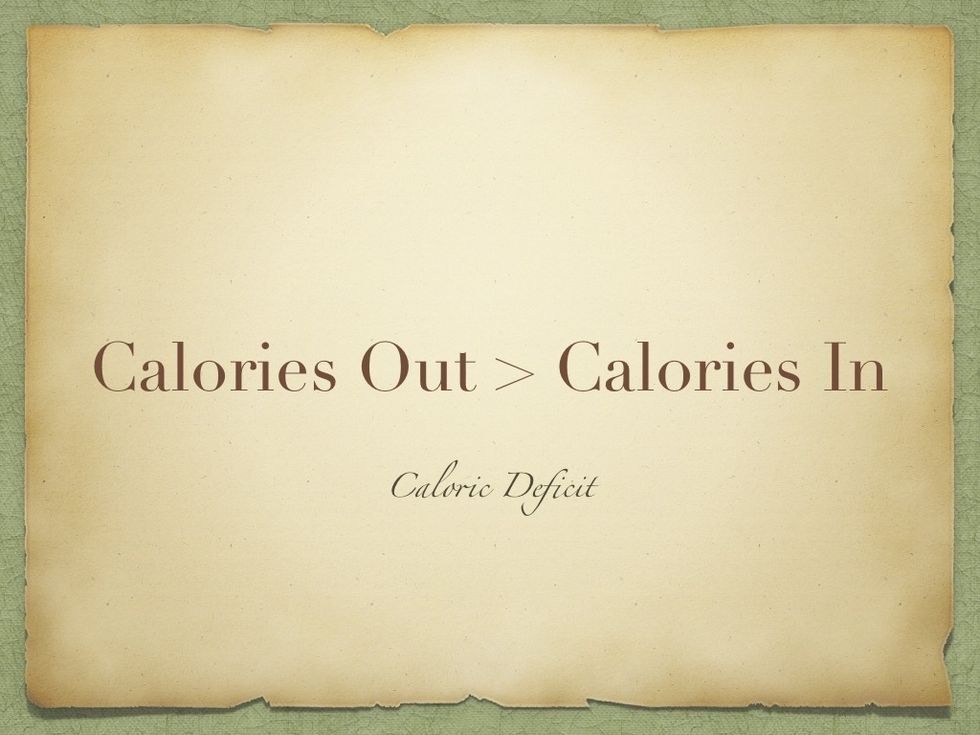 However, if the calories you burn is more than the calories you eat, then you have a CALORIC DEFICIT, and you will lose weight. Your body will steal energy from your stored fat or muscle.