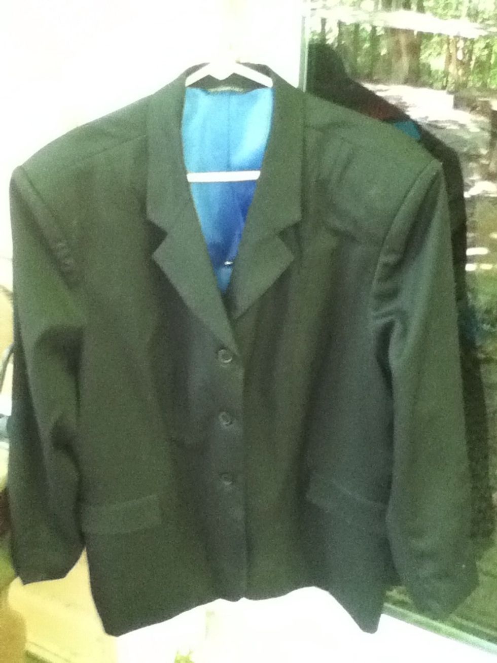 Hunt seat: the god awful hunt coat... Black, green, blue, or brown. Price range :50-400 dollars..
