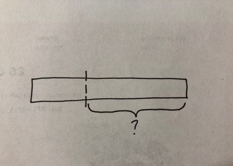 Hur mycket har du kvar. Vad \u00e4r l\u00e4mpligast att kapa p\u00e5 resterande br\u00e4da f\u00f6r att f\u00e5 minimalt spill? T\u00e4nk och r\u00e4kna.