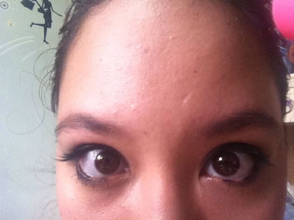 I add a false lashes on the very end of my eye to make it a little sassy. Don't forget to your brows! \ud83d\ude09