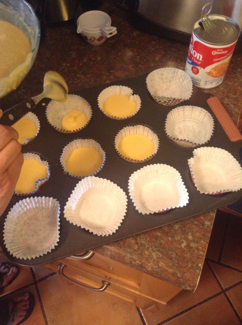 I add a little piece of chocolate to each cupcake \ud83d\ude1c\ud83c\udf6b