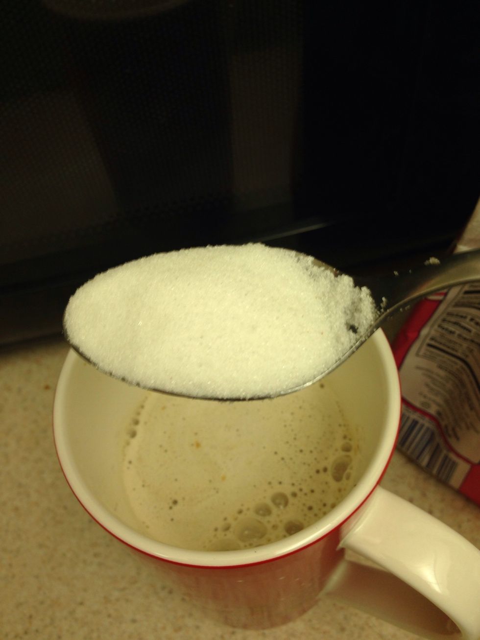 I add about 2 tablespoons