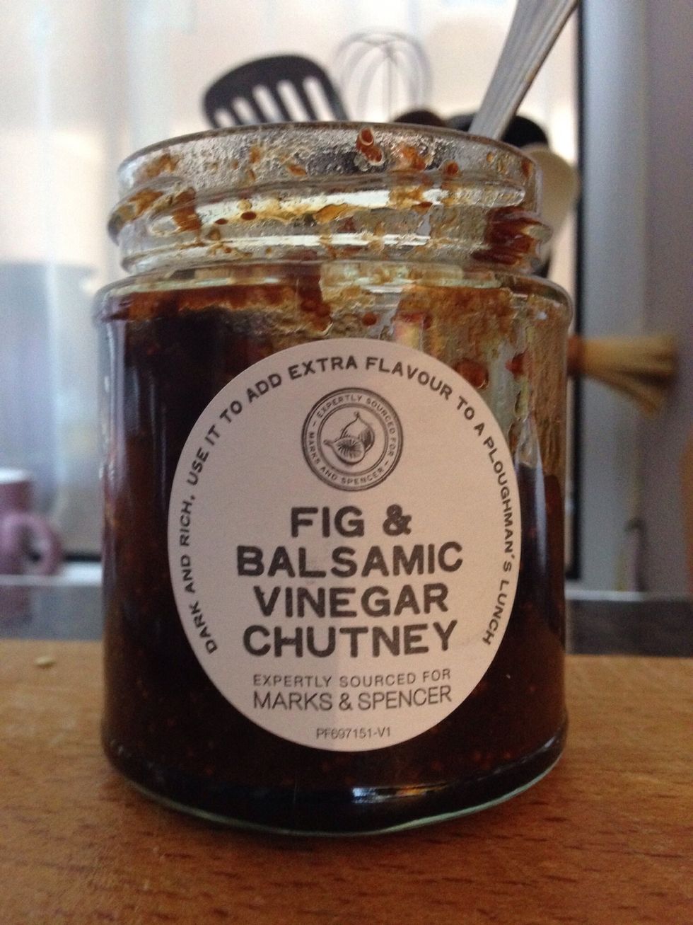I add in a tablespoon or three of fig & balsamic vinegar chutney to add some sharpness